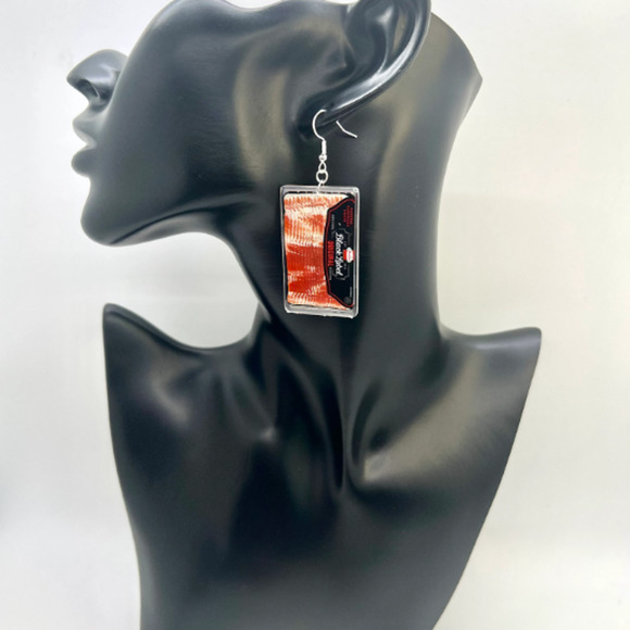Bacon Earrings - Black Label Earrings - Mini Brands Earrings - Novelty Earrings - Picture 7 of 8